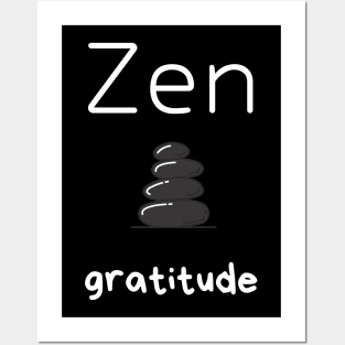 zen gratitude Posters and Art